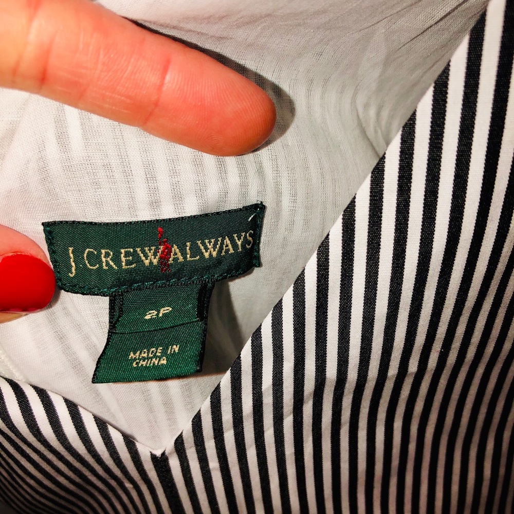 JCREW ALWAYS - Classic Sleeveless Pinstriped Top! - Picture 5 of 5